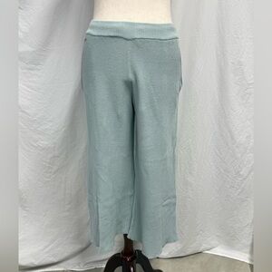 The Normal Brand Soft Blue Wide Leg Knit Pants